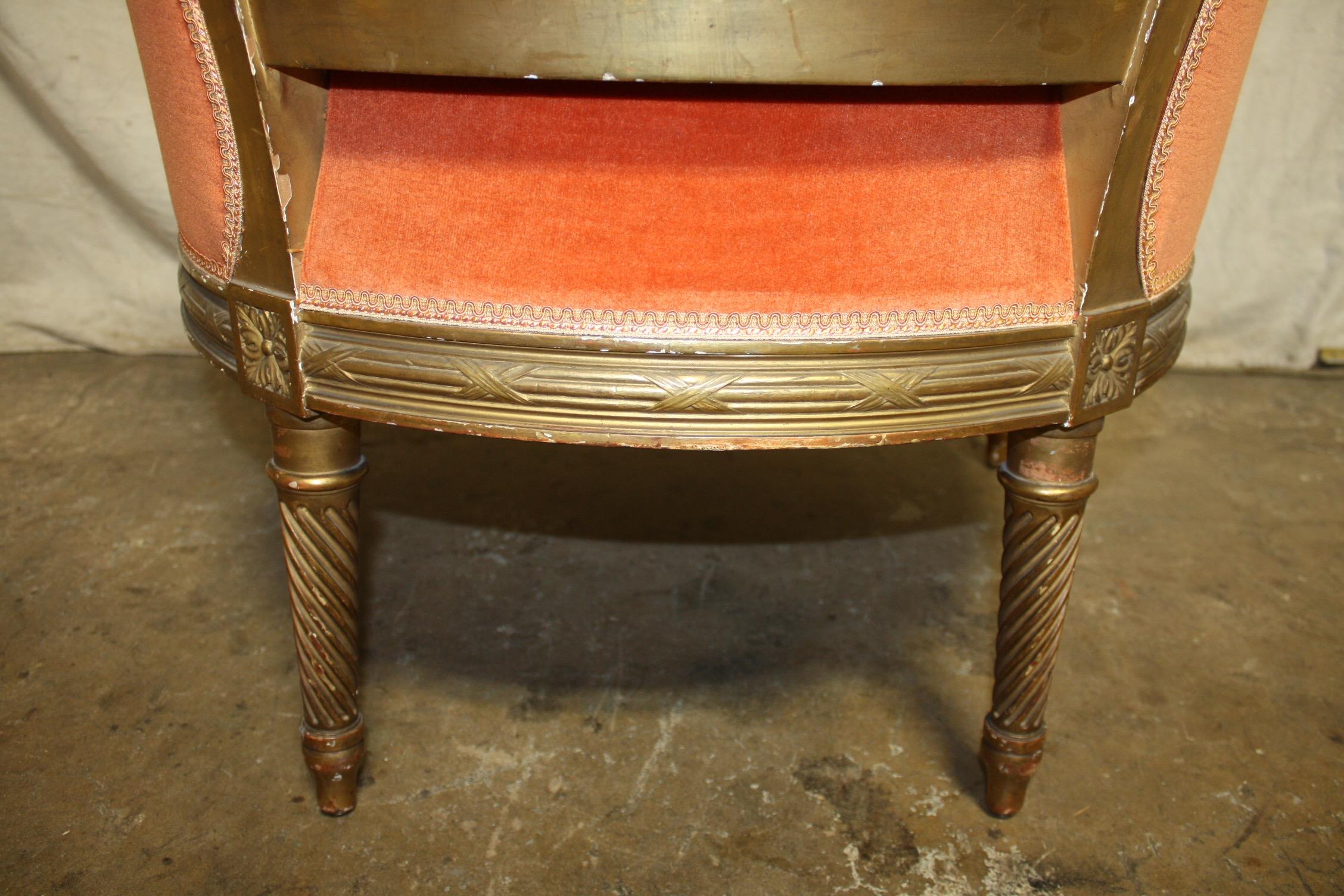 French 19th Century Louis XVI Bergere Chair 6