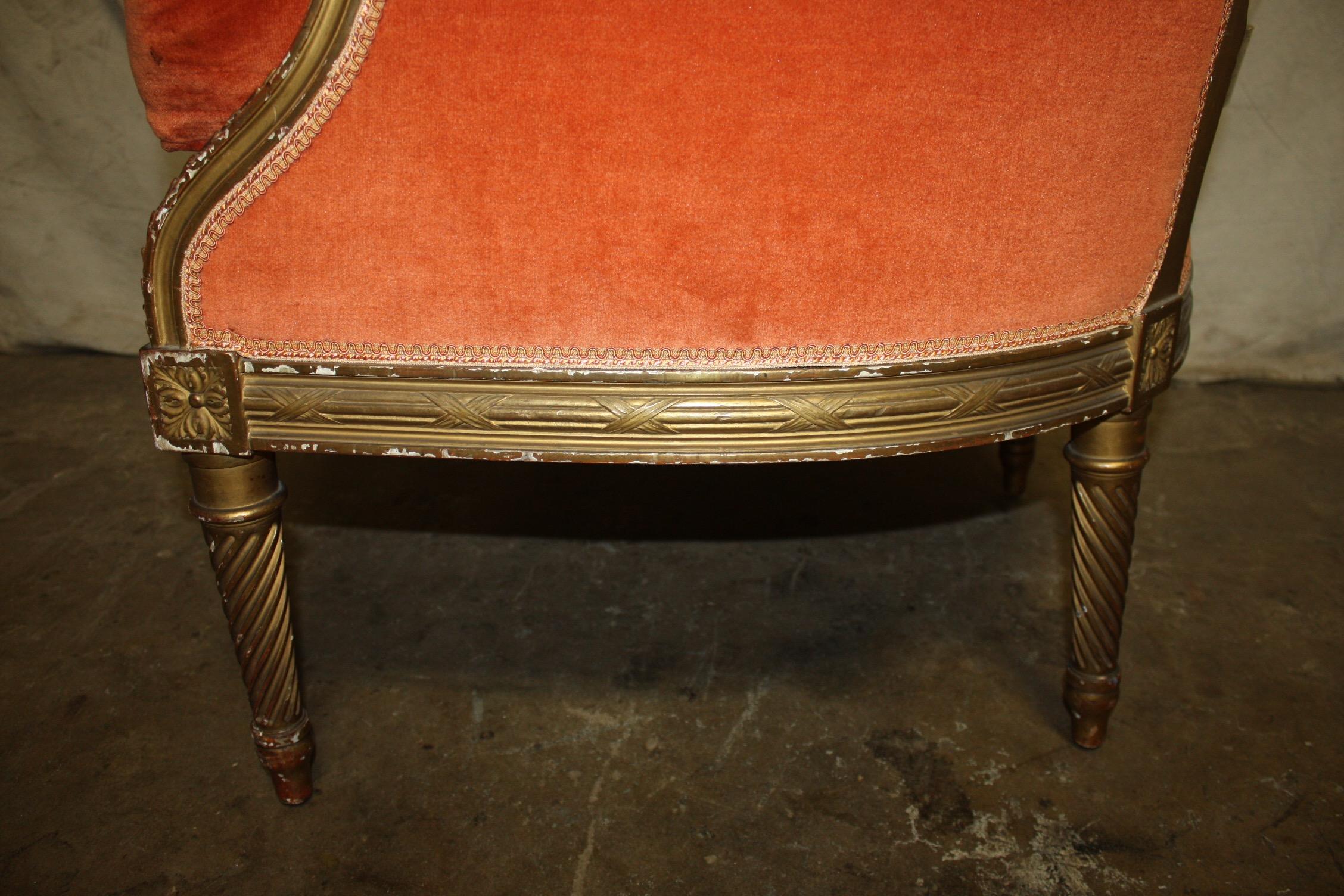 French 19th Century Louis XVI Bergere Chair 5