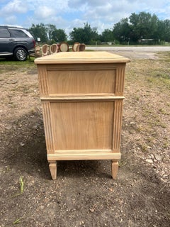 French 19th Century Louis XVI Bleached Walnut Chest of Drawers