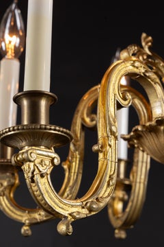 French 19th Century Louis XVI Bronze Chandelier