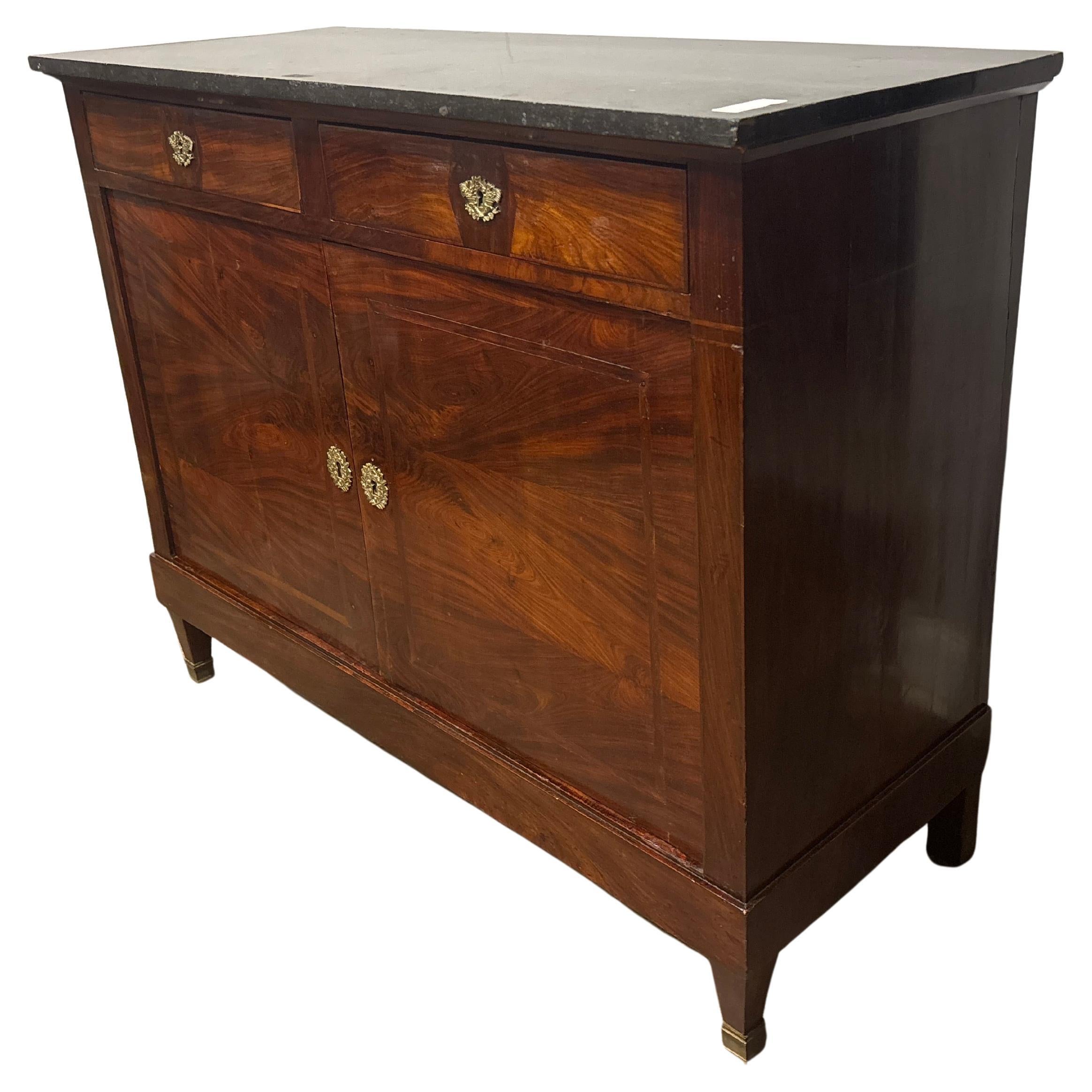 Marmo Buffet francese del XIX secolo Luigi XVI in vendita