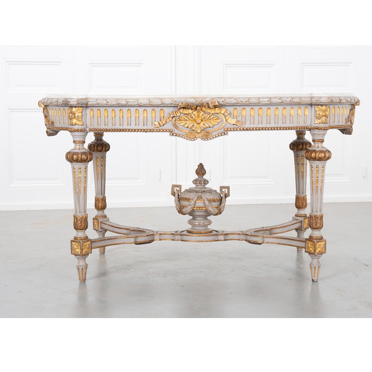 French 19th Century Louis XVI Center Table 6