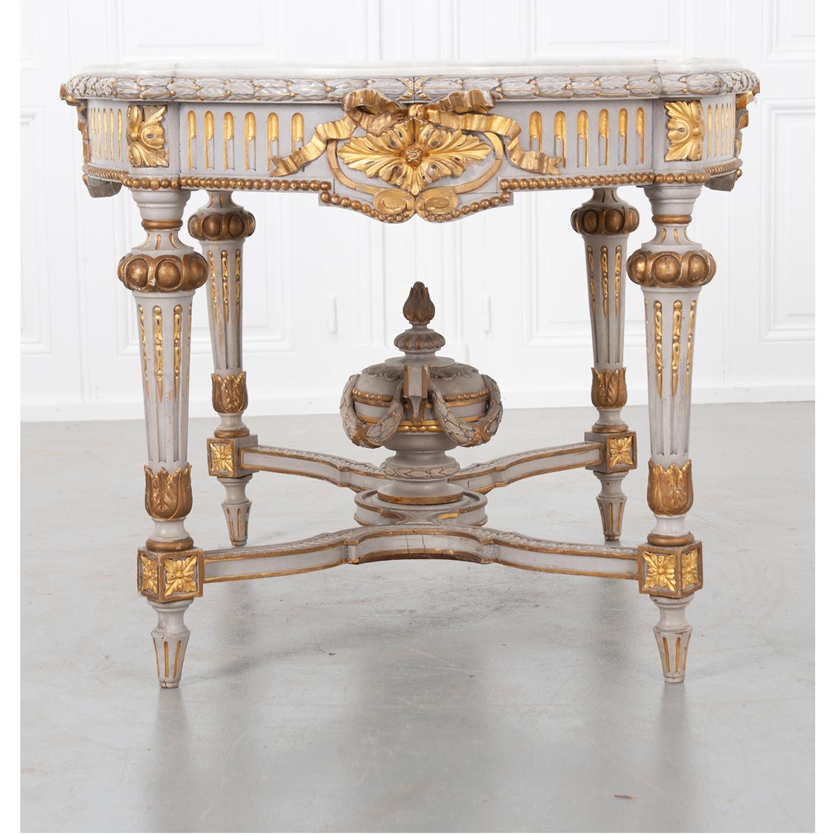 French 19th Century Louis XVI Center Table 4