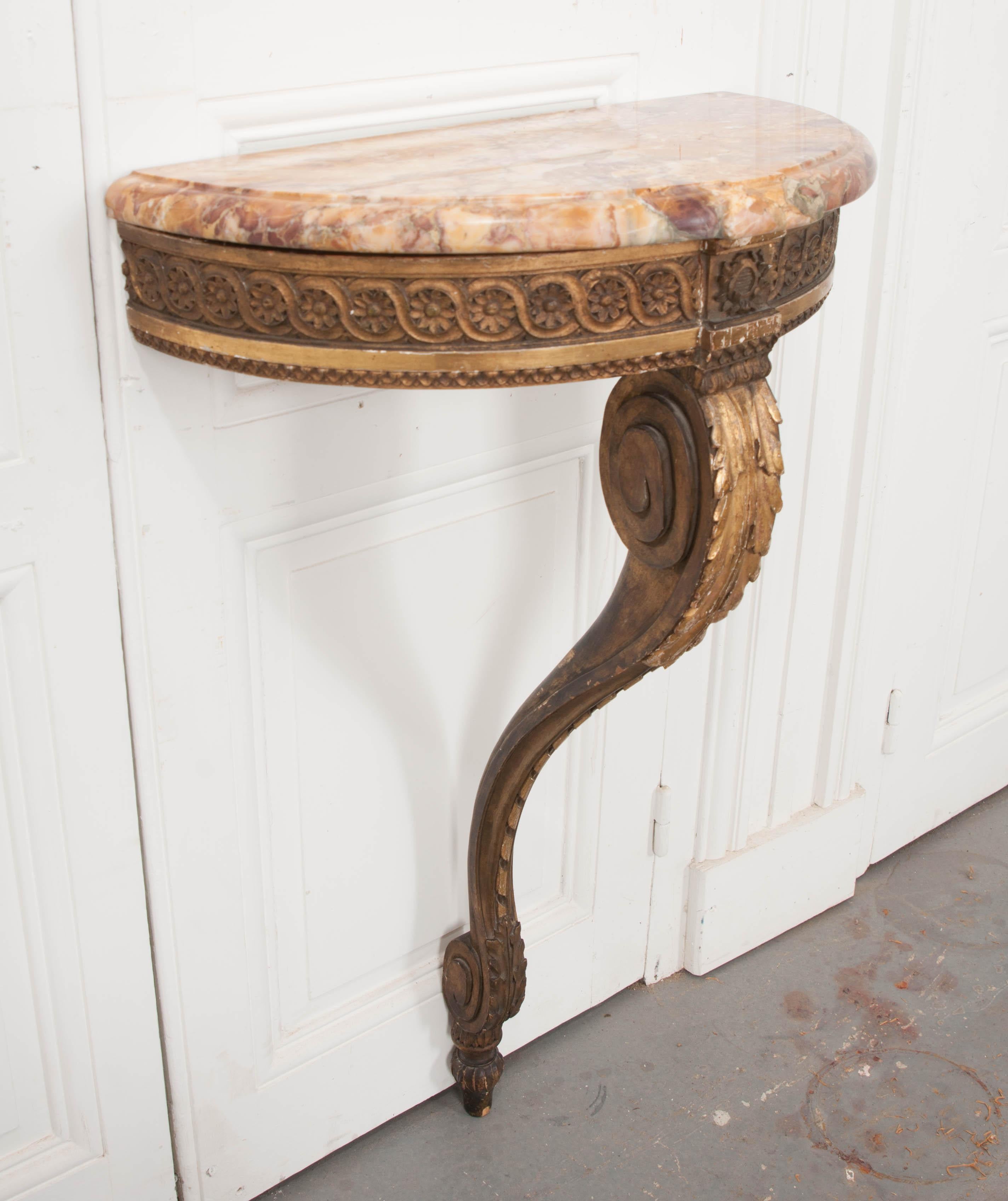 French 19th Century Louis XVI Console 4