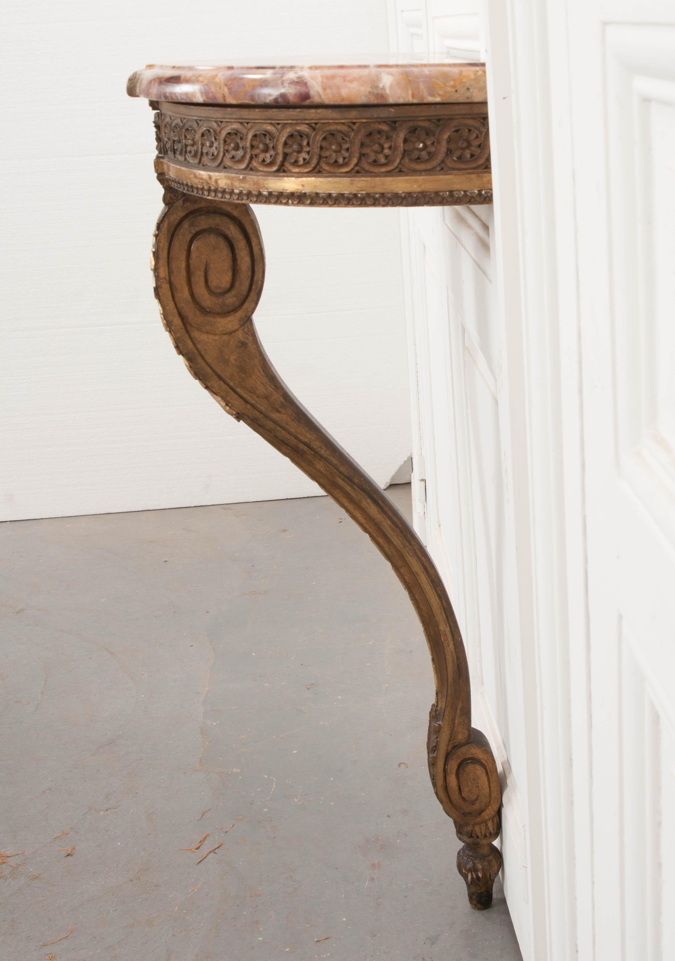French 19th Century Louis XVI Console 6
