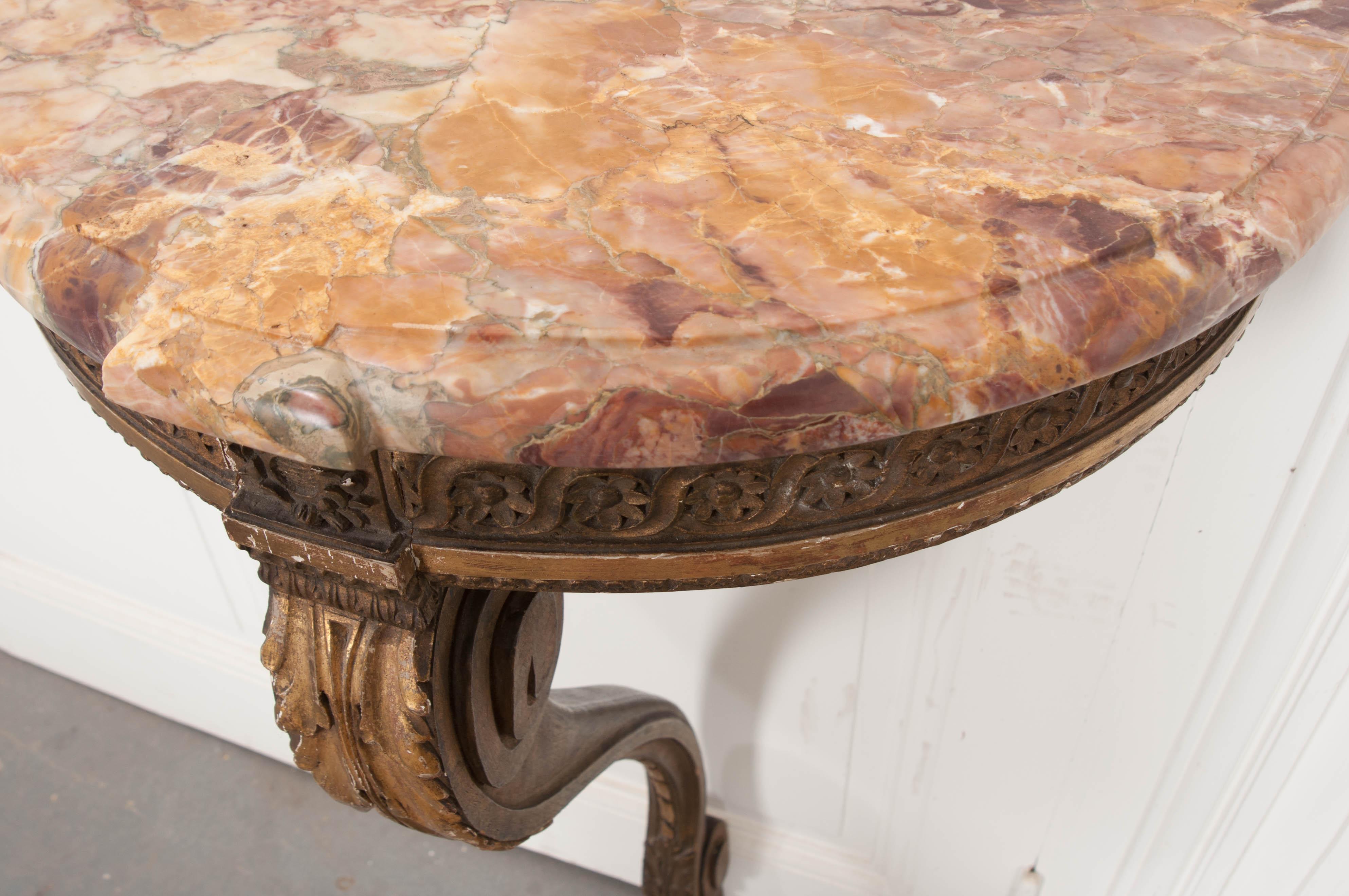 French 19th Century Louis XVI Console In Good Condition In Baton Rouge, LA
