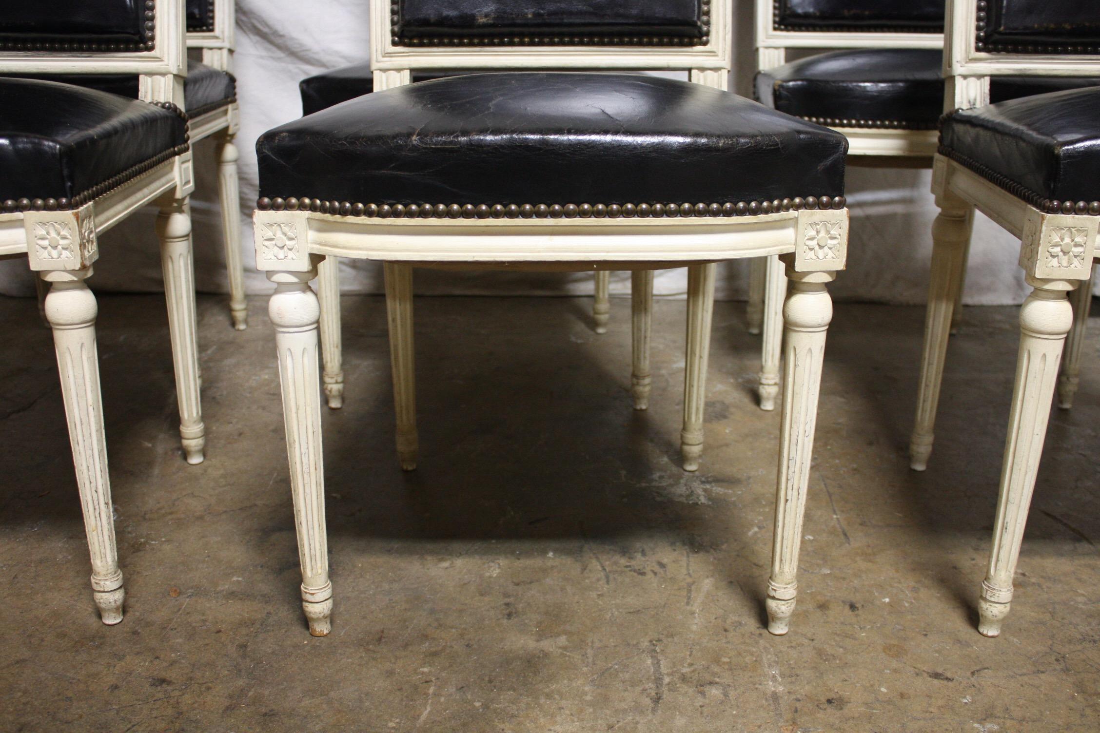 French 19th Century Louis XVI Dining Chairs 5