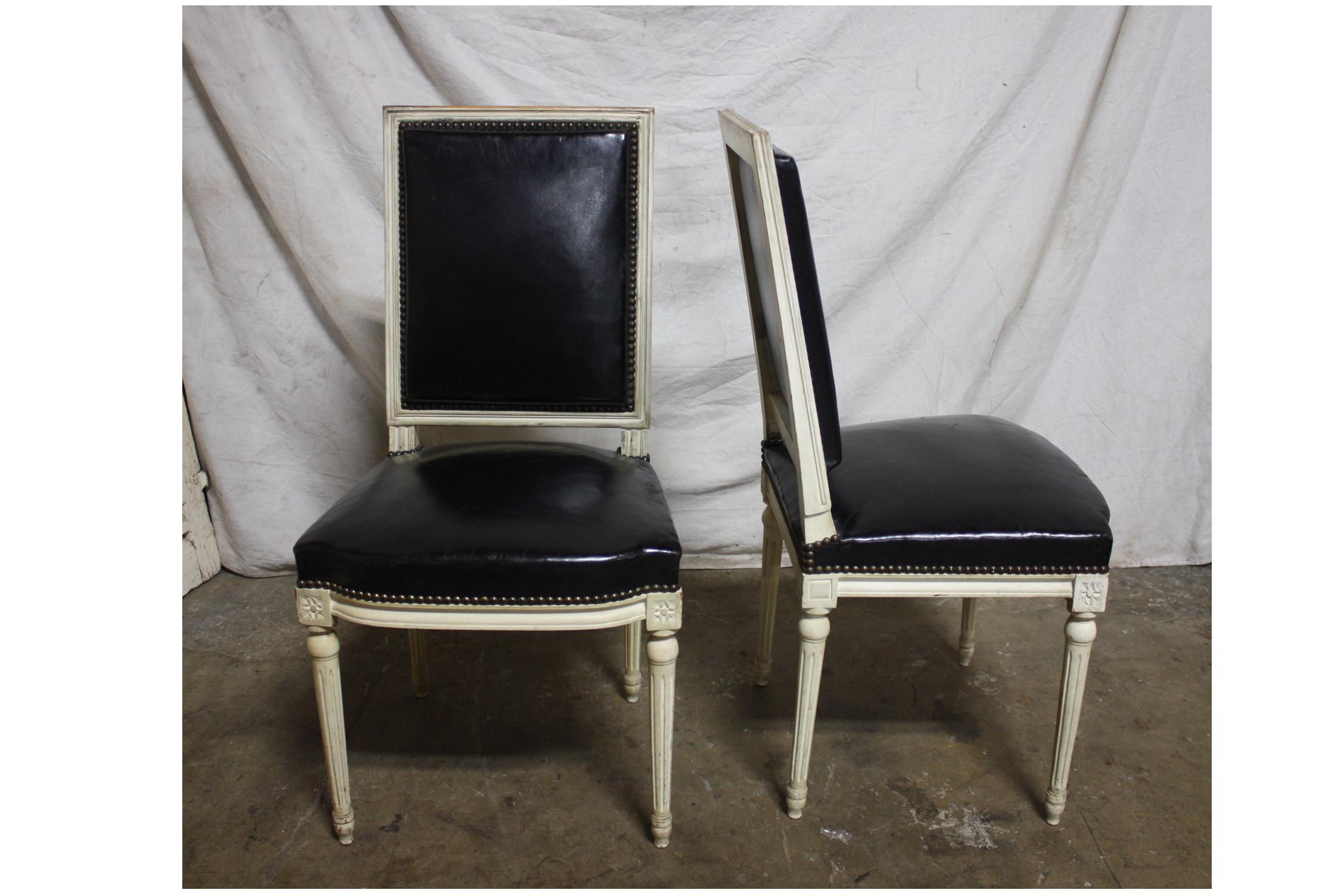French 19th Century Louis XVI Dining Chairs 6