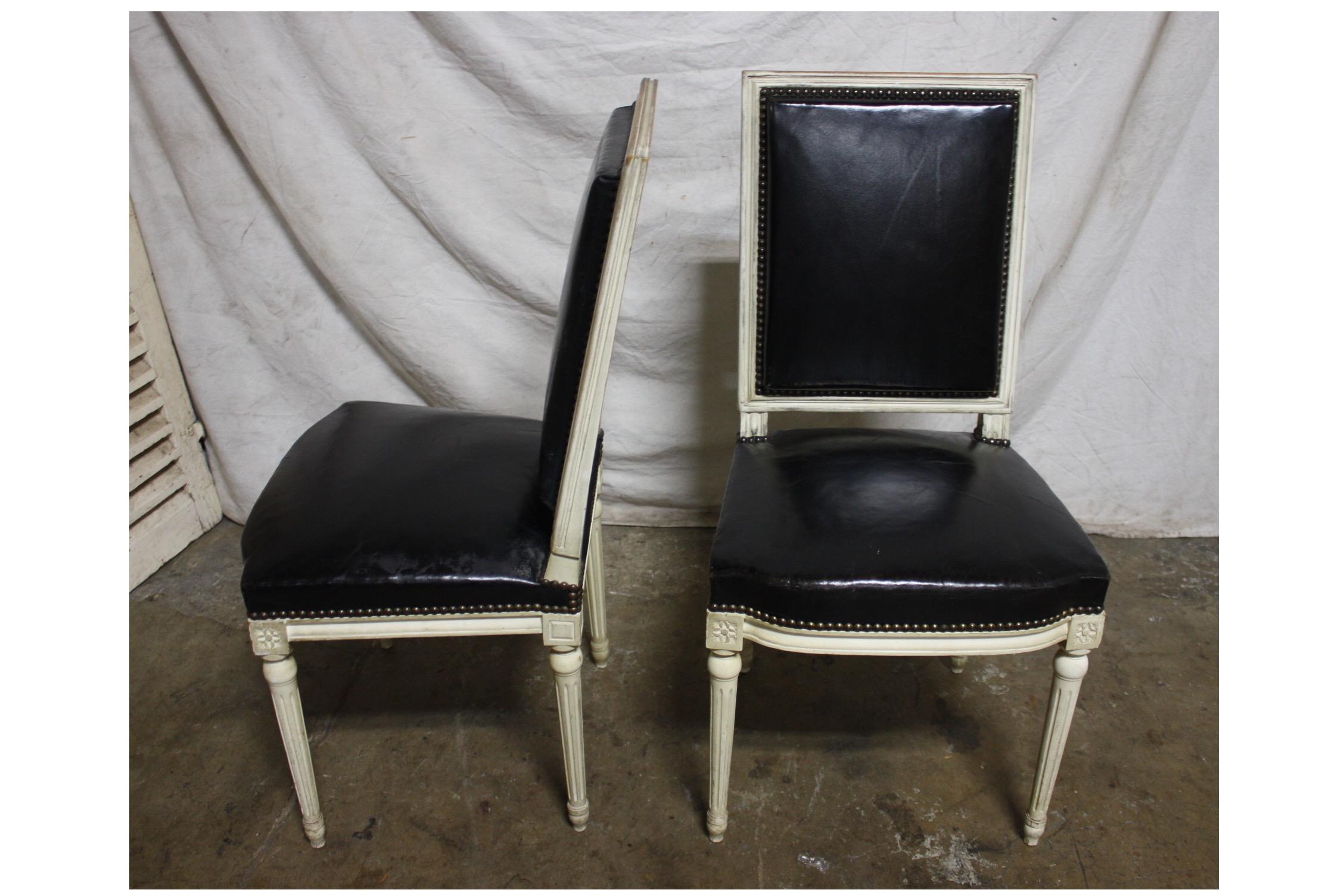 French 19th Century Louis XVI Dining Chairs 7
