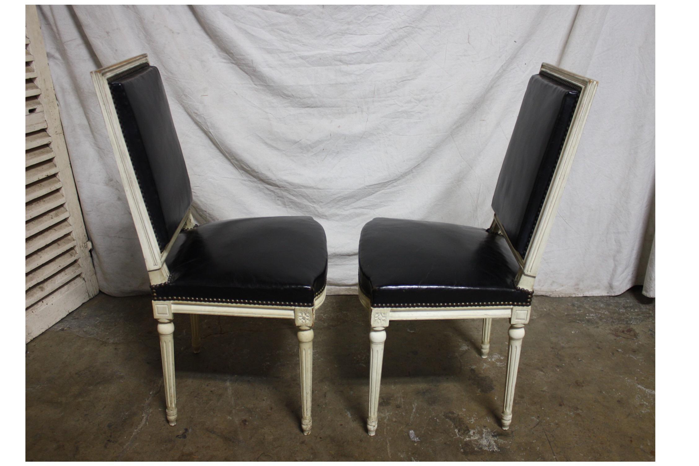 French 19th Century Louis XVI Dining Chairs 10