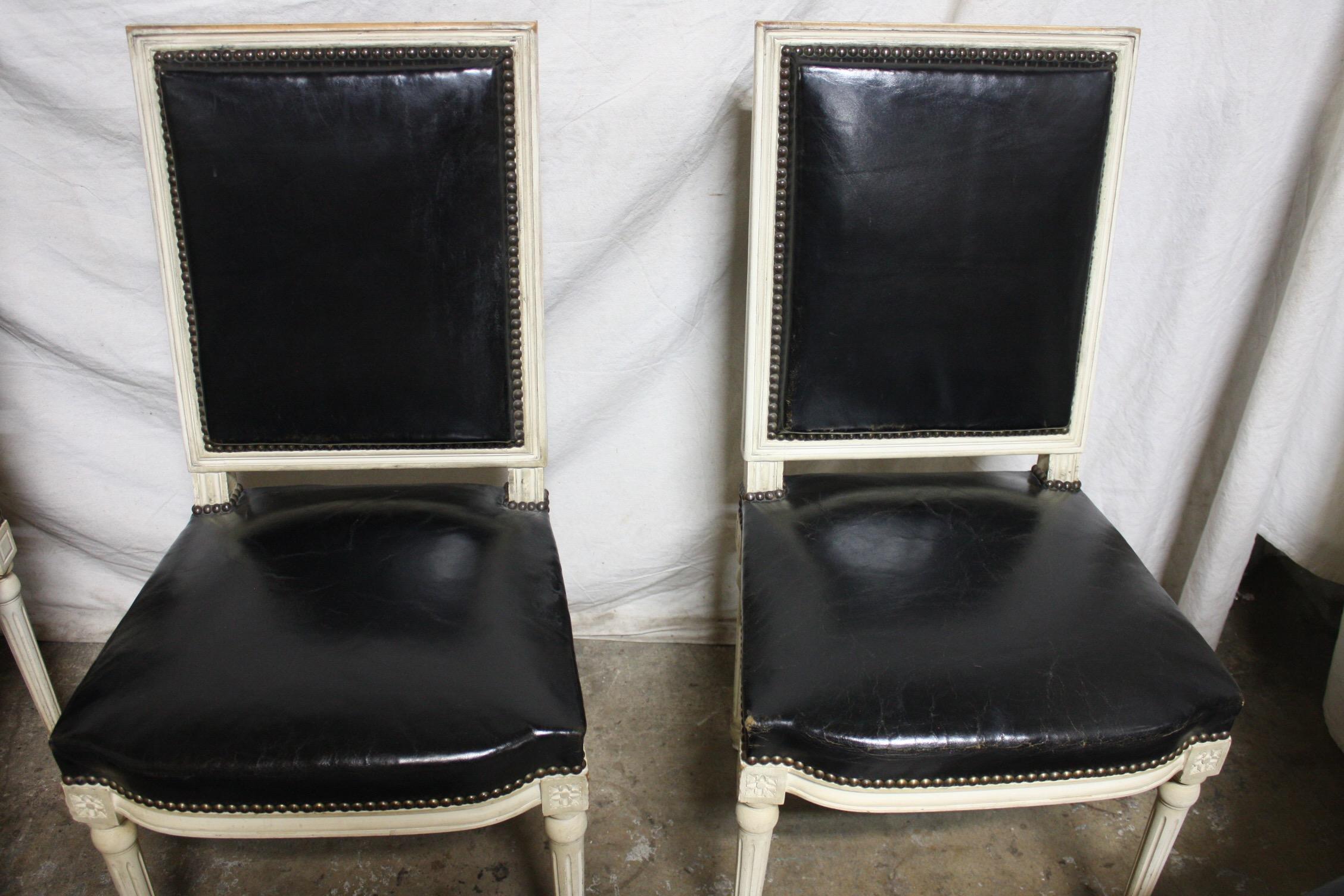 French 19th Century Louis XVI Dining Chairs 2
