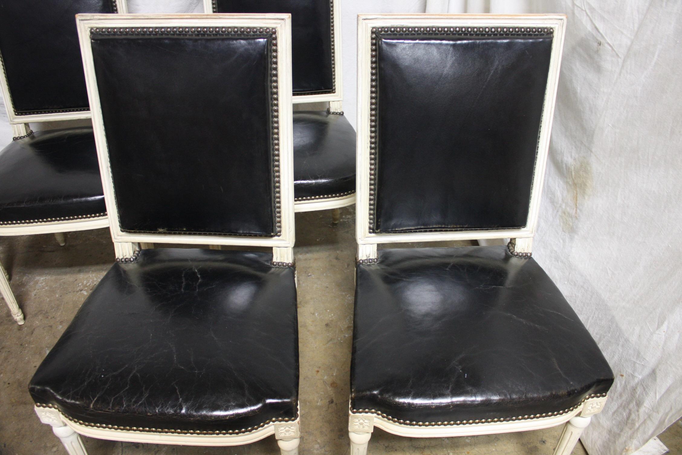 French 19th Century Louis XVI Dining Chairs 3
