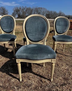 French 19th Century Louis XVI Dining Chairs - Set of 4