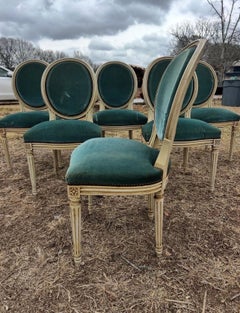 French 19th Century Louis XVI Dining Chairs - Set of 6