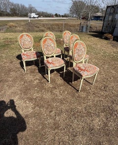 French 19th Century Louis XVI Dining Chairs - Set of 6