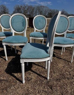 French 19th Century Louis XVI Dining Chairs - Set of 6