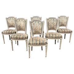 French 19th Century Louis XVI Dining Chairs - Set of 6