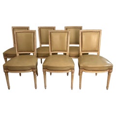 Antique French 19th Century Louis XVI Dining Room Chairs