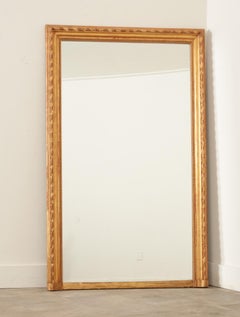 French 19th Century Louis XVI Gilt Mantel Mirror
