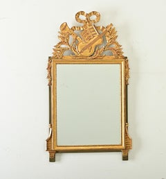 French 19th Century Louis XVI Gilt & Painted Trumeau
