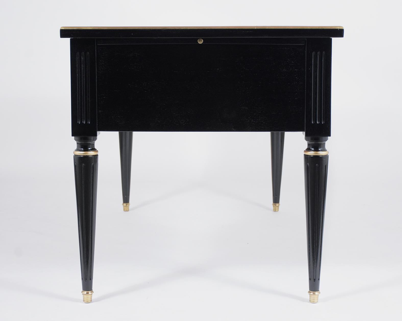 19th Century Louis XVI Leather Desk 7