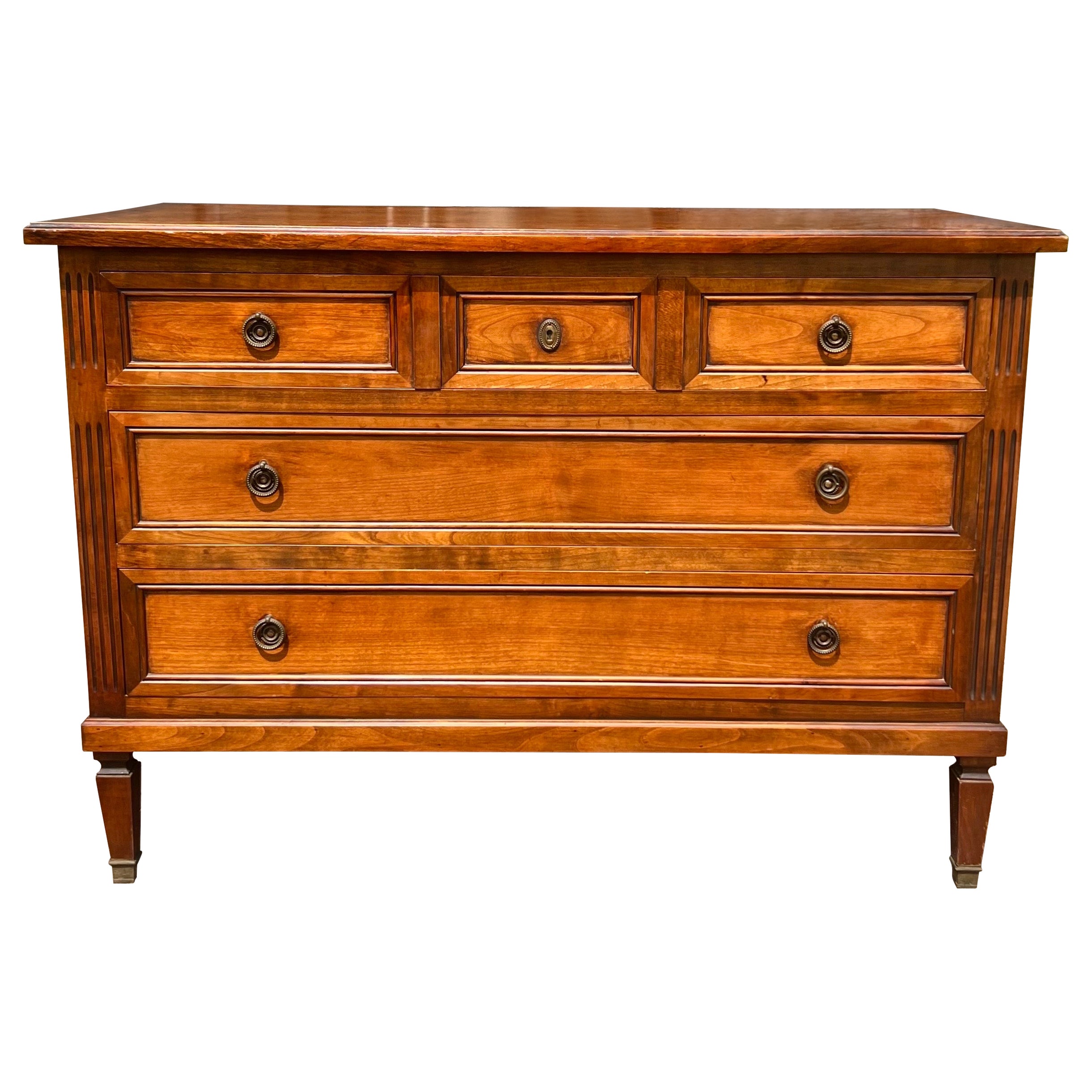 French 19th Century Louis XVI Mahogany Chest of Drawers
