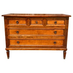 French 19th Century Louis XVI Mahogany Chest of Drawers