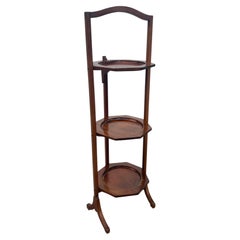 French 19th Century Louis XVI Mahogany Etagere Display Side Table