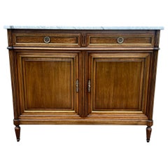 French 19th Century Louis XVI Mahogany Two Door Buffet