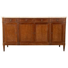 Antique French 19th Century Louis XVI Marble Top Buffet