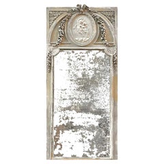 Miroir Trumeau Louis XVI du 19ème siècle