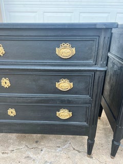 French 19th Century Louis XVI Pair of Commodes / Chest of Drawers