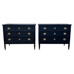 French 19th Century Louis XVI Pair of Commodes / Chest of Drawers