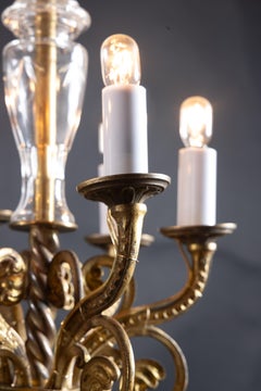 French 19th Century Louis XVI Pair of Small Chandeliers