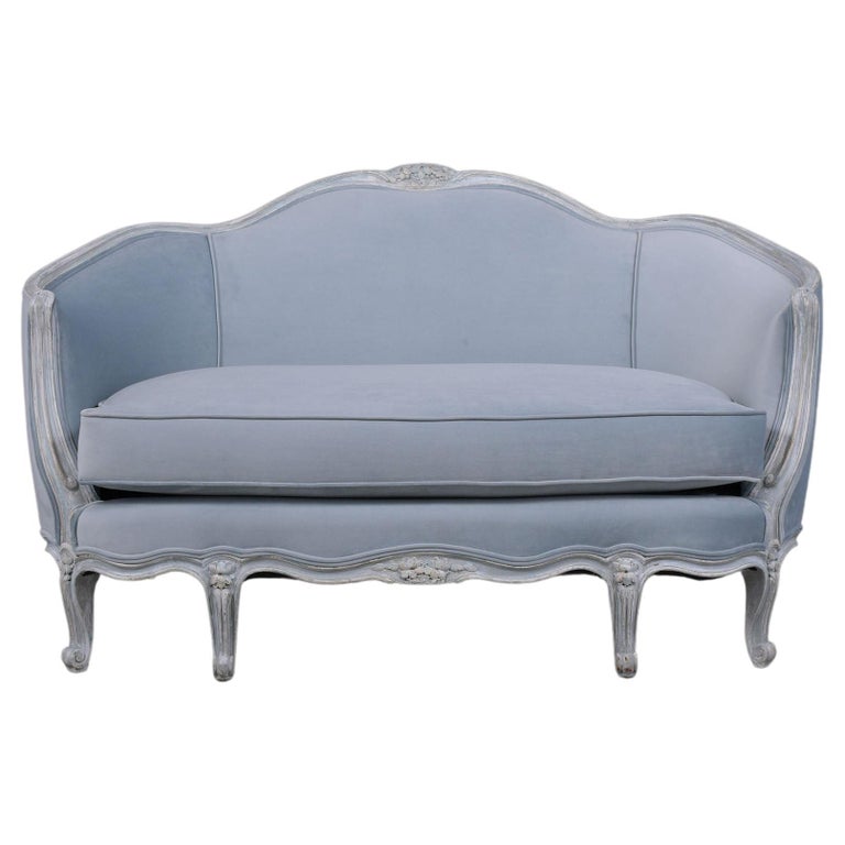 French 19th Century Louis XVI Settee For Sale