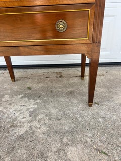 French 19th Century Louis XVI Solid Walnut Chest of Drawers
