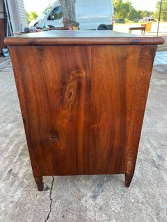 French 19th Century Louis XVI Solid Walnut Commode / Chest of Drawers