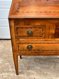 French 19th Century Louis XVI Solid Walnut Secretaire