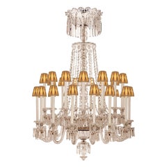 French 19th Century Louis XVI St. Baccarat Crystal Chandelier