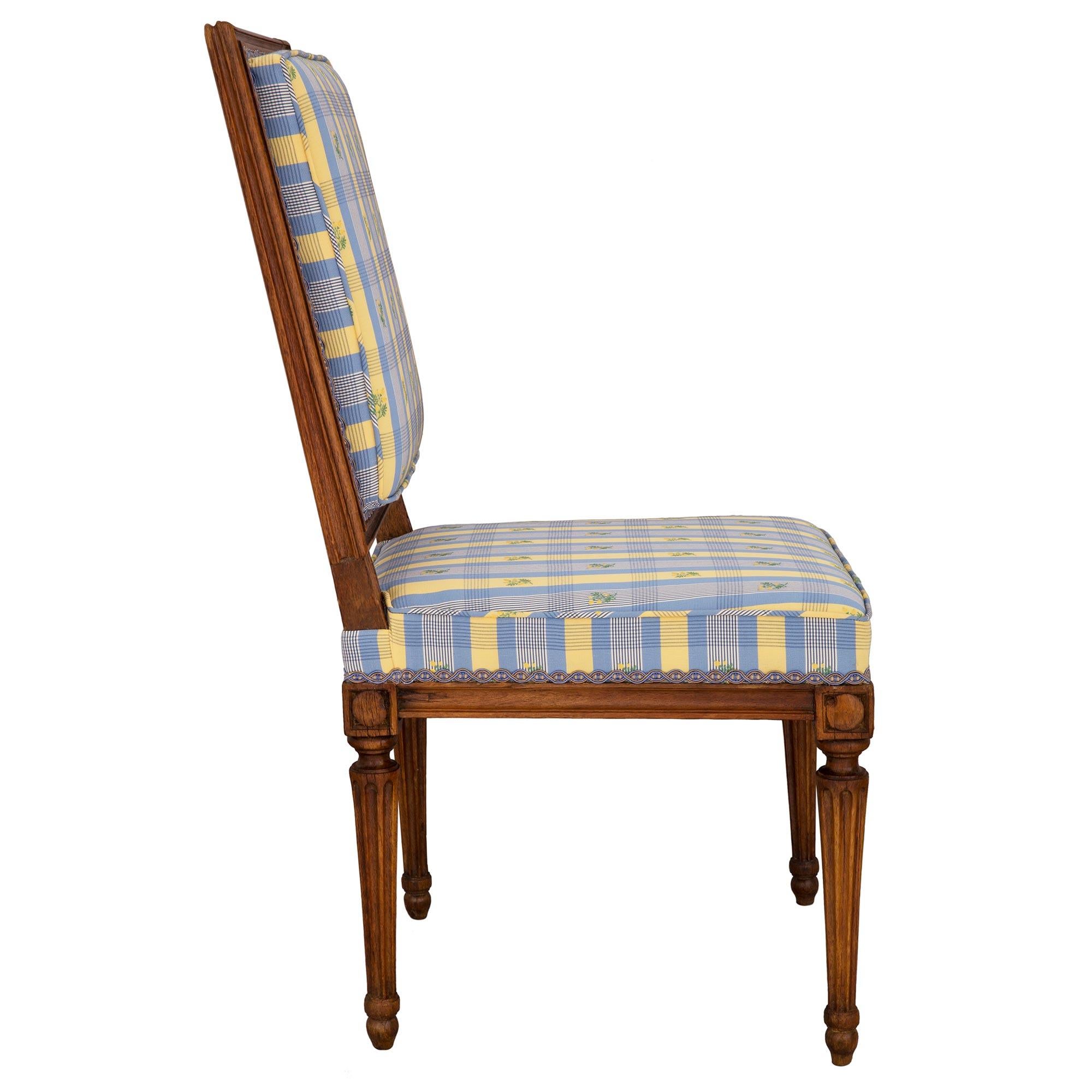 French 19th Century Louis XVI St. Beechwood Chair In Good Condition In West Palm Beach, FL