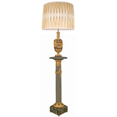 Französische Stehlampe aus der Louis-XVI-Stil der Belle Époque des 19. Jahrhunderts