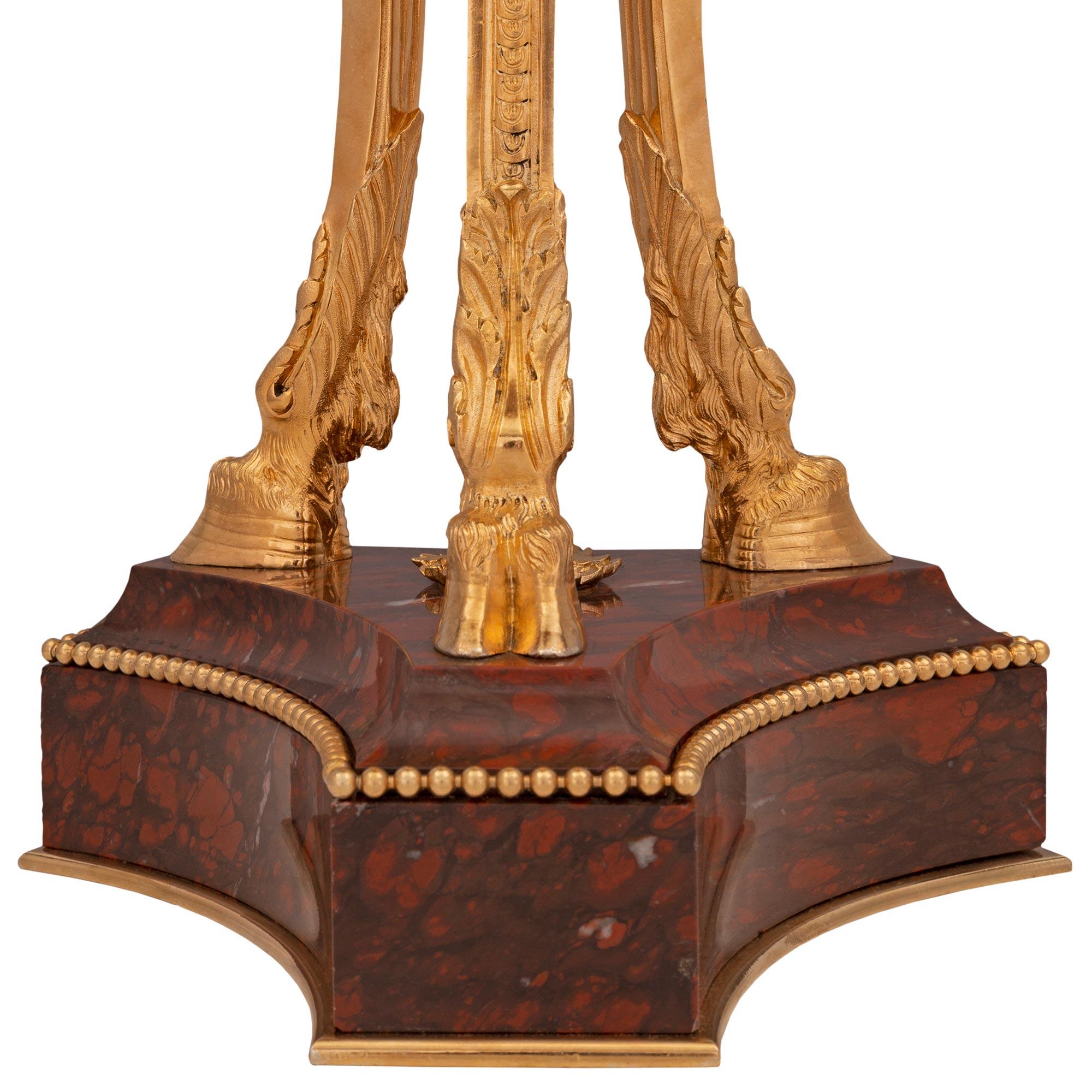 French 19th Century Louis XVI St. Belle Époque Period Lamp For Sale 4