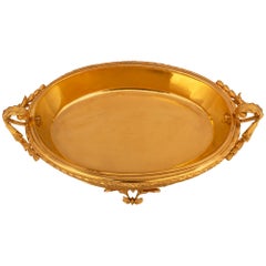 Centre de table en bronze doré de style Louis XVI de la Belle Époque