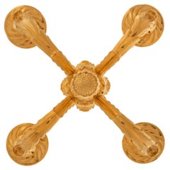 French 19th Century Louis XVI St, Belle Époque Period Ormolu Chandelier