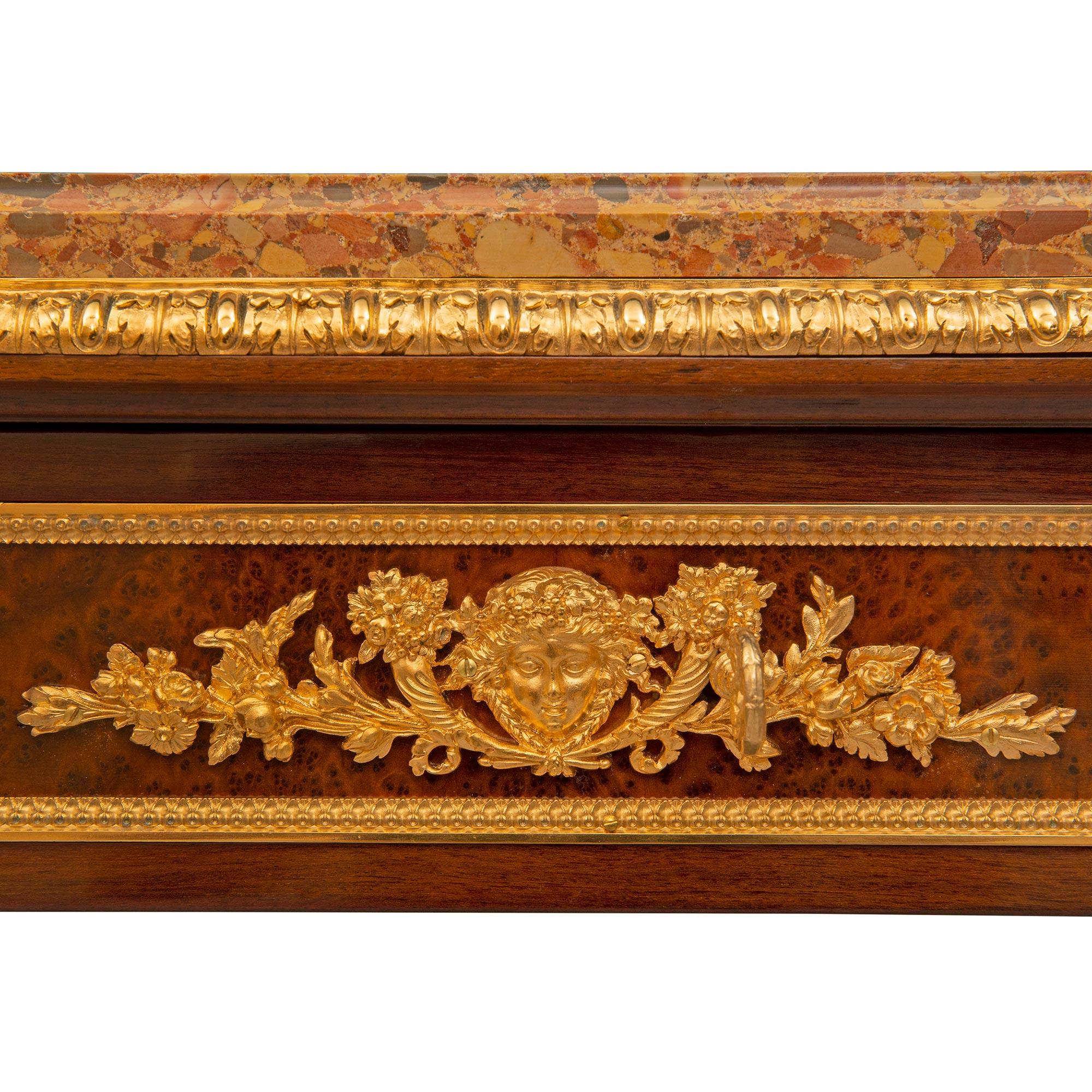 French 19th Century Louis XVI St. Belle Époque Period Table Attributed to Linke For Sale 3