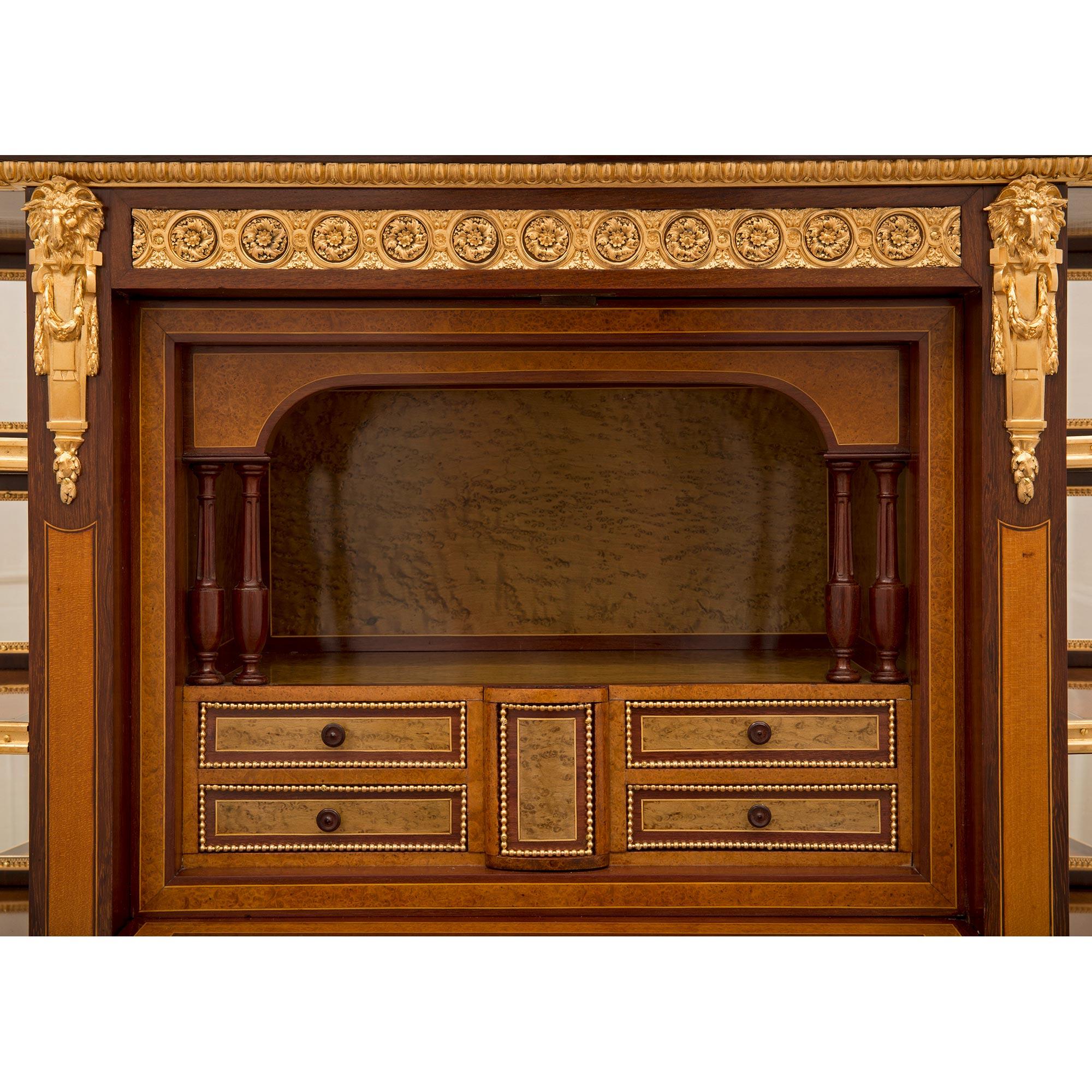 French 19th Century Louis XVI St. “Bonheur Du Jour” Desk, Signed Roux Et Cie For Sale 2