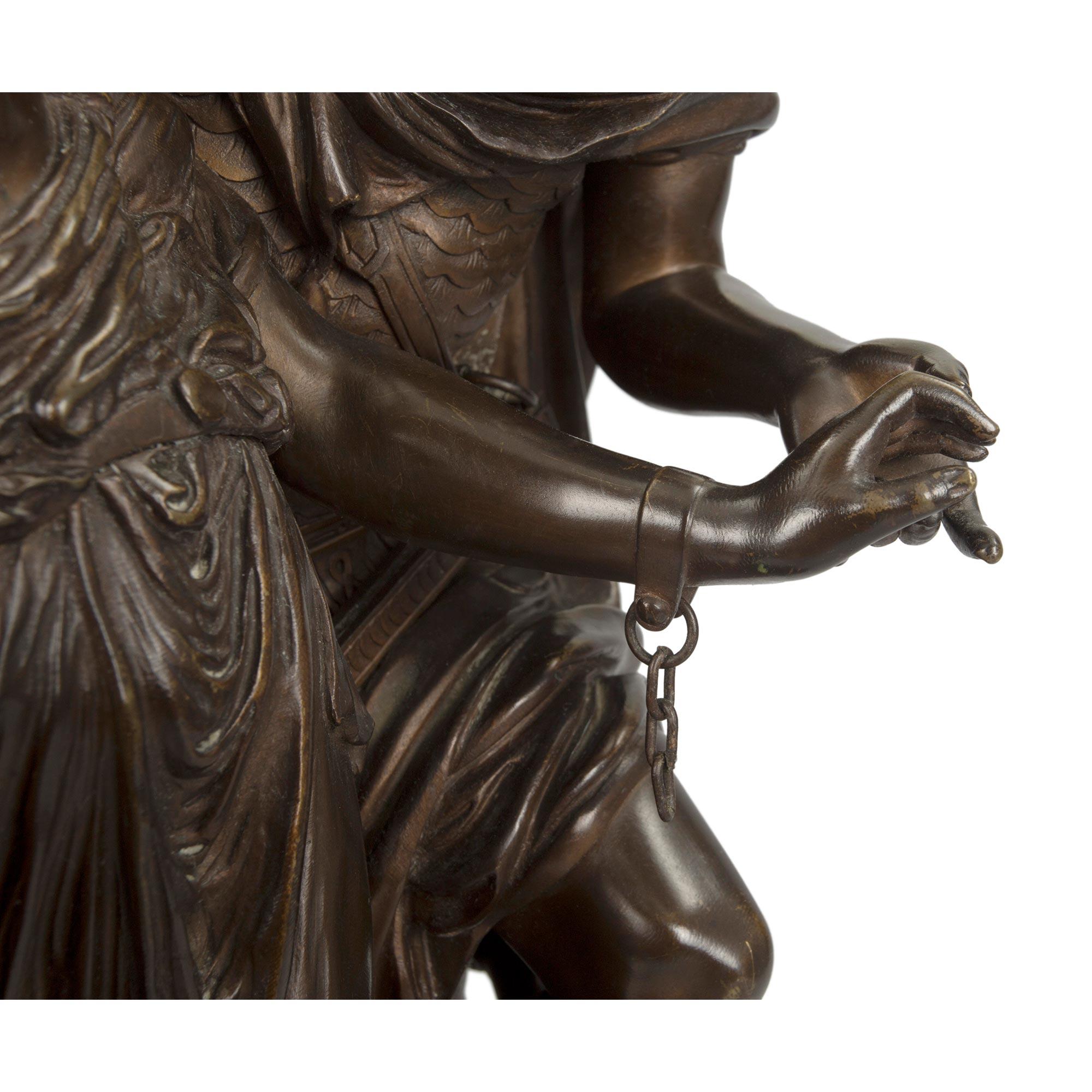 Bronze der Entstehung der Andromeda, Französische Louis XVI.-Stil, 19. Jahrhundert im Angebot 3