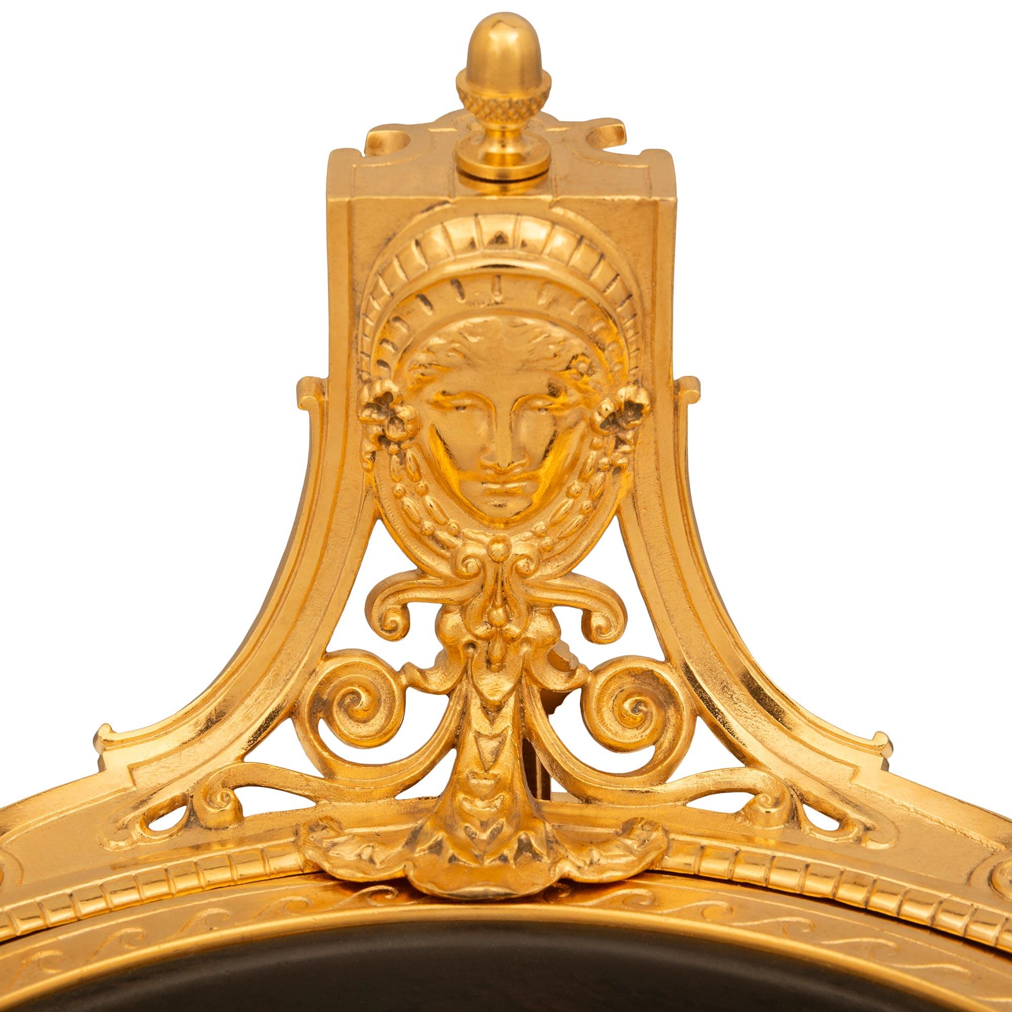 Parure francese del XIX secolo in bronzo, ormolu e argento di epoca Luigi XVI in vendita 6