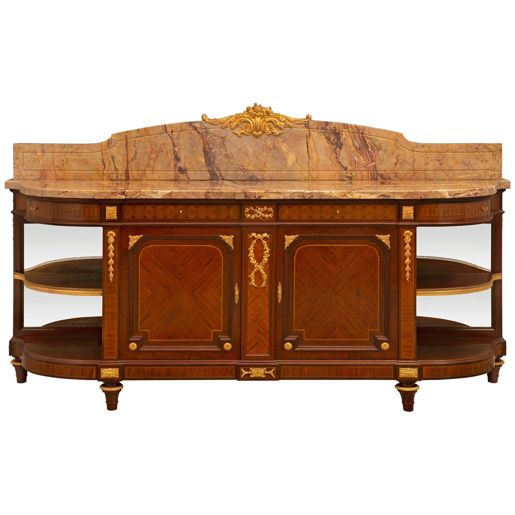 French 19th Century Louis XVI St. Buffet, Signed Maison Forest For Sale 12