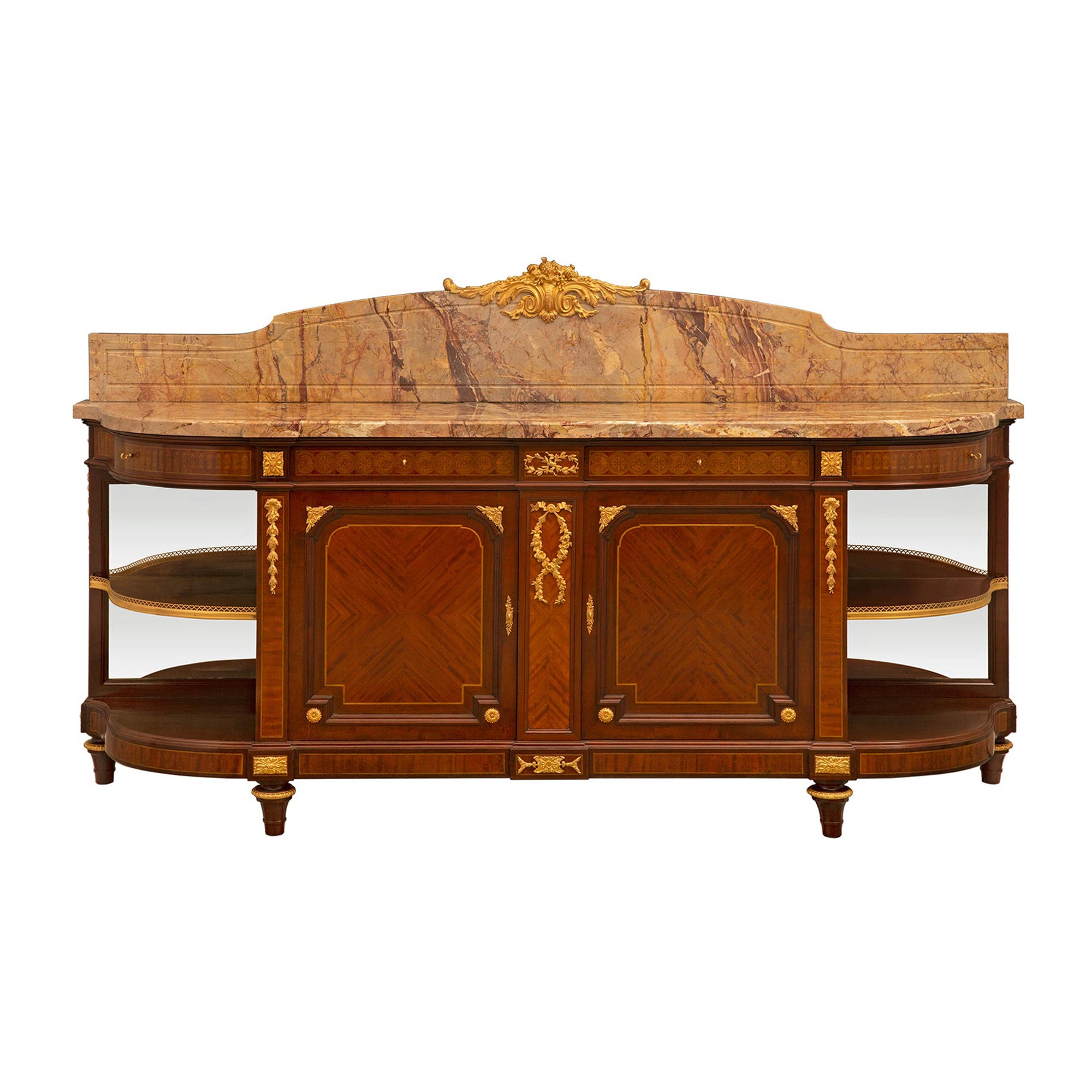 Französisches Louis-XVI-Buffet im Louis-XVI-Stil des 19. Jahrhunderts, signiert Maison Forest
